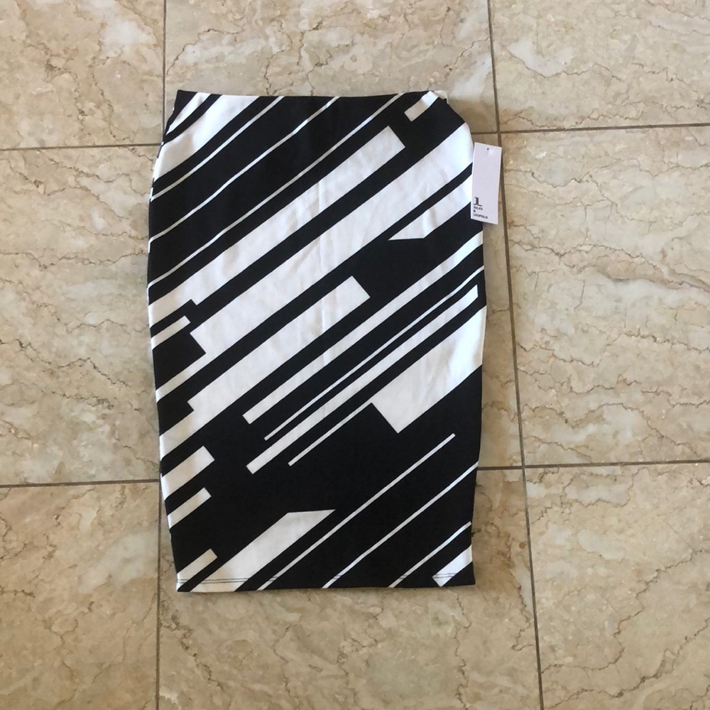 Black and White Skirt